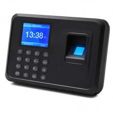 F01 Biometric Fingerprint Time Clock Employee 2.4" Screen Software-Free Multi-Language  