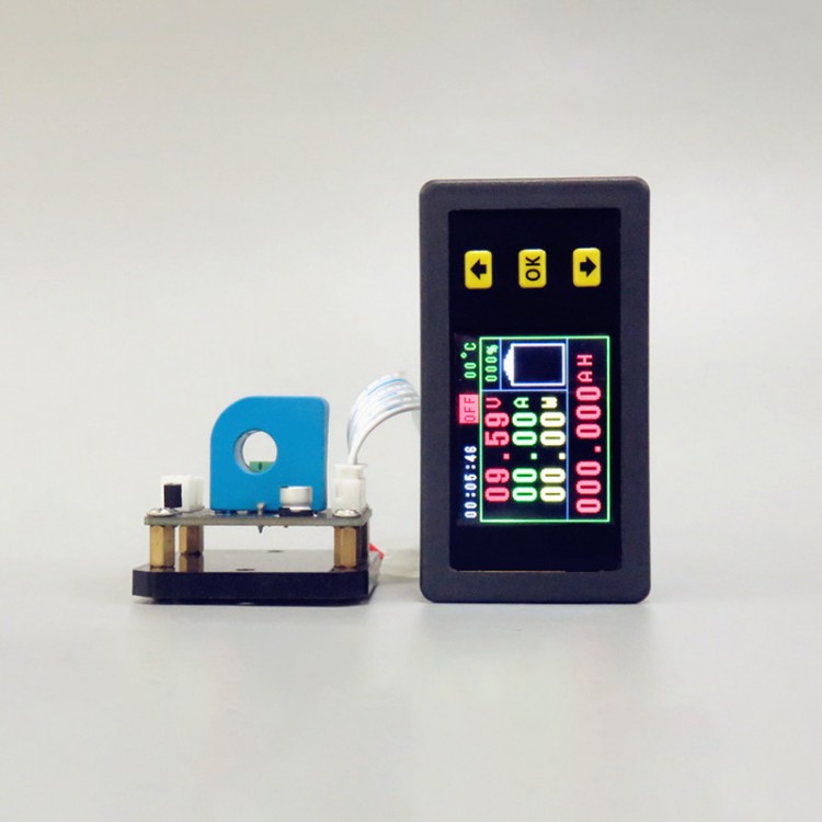 VAH75010S Multimeter Ammeter Voltmeter 0120V 010A w/ Hall Sensor 1.8