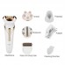 KM-296 Electric Epilator Facial Hair Remover Facial Cleansing Brush Rechargeable Massager Shaver