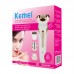 KM-296 Electric Epilator Facial Hair Remover Facial Cleansing Brush Rechargeable Massager Shaver