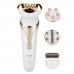 KM-296 Electric Epilator Facial Hair Remover Facial Cleansing Brush Rechargeable Massager Shaver