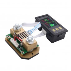 0-120V 0-500A DC Digital Volmeter Ammeter Multimeter Voltage Ampere Power Watt Coulomb Capacity Time Temp