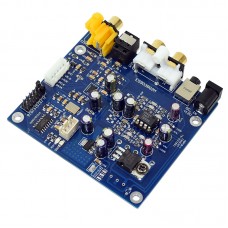 YJ-ES9038 Q2M DAC Board I2S DSD Fiber Coaxial Input Decoder Board DAC Support I2S DSD 256K