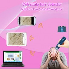 Digital Hair Microscope Scalp Hair Detector USB Wifi Charge Tester Follicle Analyzer HT-BW30  