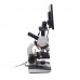 400X Blood Microscope Digital Microscope 5MP Pixel XSP116 + 9 Inch LCD Display + Aluminum Case           