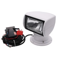 Remote Control Search Light Spotlight for Boat Truck Car 12V 100W w/ Rectangular Remote Control  