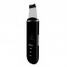Rechargeable Ultrasonic Ion Skin Scrubber Spatula Face Massager Facial Care Black English Version 