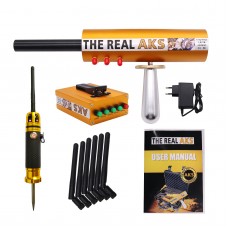 The Real AKS Long Range Gold Detector 6 Antennas Plastic Case for Silver Gem Diamond Golden + Filter 