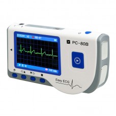 Easy ECG PC-80B Portable ECG Monitor Machine Heart Rate 2.8" Color LCD Bluetooth Version           