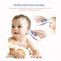 JZ-351N Digital Forehead and Ear Thermometer Adult Baby Infrared Thermometer Three-Color Backlight