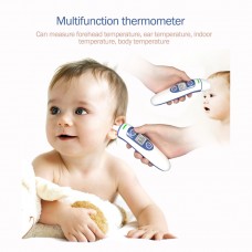 JZ-351N Digital Forehead and Ear Thermometer Adult Baby Infrared Thermometer Three-Color Backlight