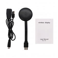 2.4G Chromecast 1080P HDMI HDR Streaming Mobile Wireless Player WiFi Apps 