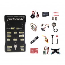 CUAV Autopilot Pixhawk PX4 Flight Controller Pixhawk 2.4.7+M8N GPS+2pcs 1000mW 433MHz Radio Telemetry      