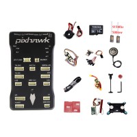 CUAV Autopilot Pixhawk PX4 Flight Controller Pixhawk 2.4.7+M8N GPS+2pcs 500mW 915MHz Radio Telemetry