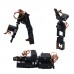 WIFI Robot Tank Kit Unfinished Smart Robotic Car Kit + A1 Robot Arm Standard Version Black 