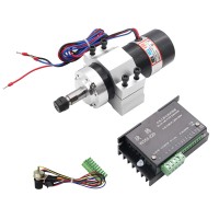 BLDC 500W Motor Driver Controller Engraving Machine Principal Axis CNC Brushless Stationary Fixture for Three Suites