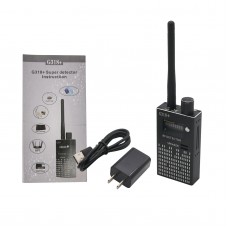 G318+ RF Signal Detector Anti-Spy Signal Bug RF Detector 1-8000MHz Distance 0-10 Meters