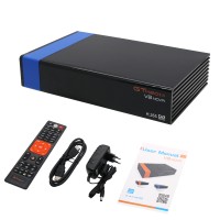 DVB-S2 H.265 Decoder Satellite TV Receiver Built-in WIFI AVS Digital Television Box GTMEDIA V8 NOVA Blue