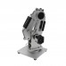 3-Axis Mechanical Robot Arm 3-DOF Robotic Arm + 3pcs 42 Gear Motors Aluminum Alloy 6061 Silver            