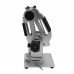 3-Axis Mechanical Robot Arm 3-DOF Robotic Arm + 3pcs 42 Gear Motors Aluminum Alloy 6061 Silver            