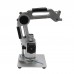 3-Axis Mechanical Robot Arm 3-DOF Robotic Arm + 3pcs 42 Gear Motors Aluminum Alloy 6061 Silver            