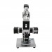 3-Axis Mechanical Robot Arm 3-DOF Robotic Arm + 3pcs 42 Gear Motors Aluminum Alloy 6061 Silver            