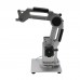 3-Axis Mechanical Robot Arm 3-DOF Robotic Arm + 3pcs 42 Gear Motors Aluminum Alloy 6061 Silver            
