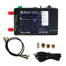 50KHz-2GHz NanoVNA Vector Network Analyzer for MF HF VHF UHF Antenna 2.8" Touch Screen No Shell