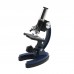 Datyson 100X 600X 1200X Children Microscope Metal Monocular Microscope for Kids w/Carry Box 