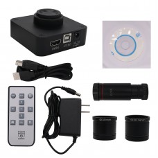 HY-1138 21MP Industrial Microscope Camera 0.5X C-mount Lens 4K Video Record 1080P HDMI & USB Output