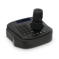 MY-C300 4D PTZ Keyboard Controller Joystick IP PTZ Controller w/ LCD Screen Voice Prompt Button Black 