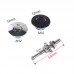 1.25" Universal Car Hood Pins Lock JDM Style Push Button Clip Kit Car Quick Pins 2.13" 54mm for BMW  