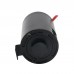 2-Port Baffled Oil Catch Can Tank Reservoir with Drain Valve Breather Filter Universal Type Aluminum 