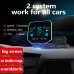 C1 Head Up Display BOD2 + Car GPS Hud Head Up Display 5.1" Dual System Monitor Display