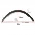 4pcs 3.5"/90mm Flexible Car Fender Universal Car Fender Flares Extra Wide Body Wheel Arches   