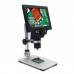 Digital Microscope 12MP 1200X 1080FHD 7" LCD Display Adjustable Angle 8 LEDs  G1200 Standard Version 