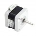 2pcs 42 Stepper Motor 2-Phase 4-Wire 0.3Nm 1.3A Low Noise Low Temperature Rise 42HBD34BJ4-TF0