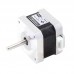 2pcs 42 Stepper Motor 2-Phase 4-Wire 0.3Nm 1.3A Low Noise Low Temperature Rise 42HBD34BJ4-TF0