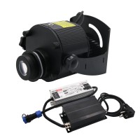 40W Gobo Light LED Logo Projector Light Outdoor Waterproof IP65 Rotating Image + Power Supply 