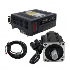 90ST-M02430 AC Servo Motor Kit 750W 2.4N.M 220V + Driver + Cables Servo Motor Kit 