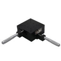 2-Axis XY Micrometer Linear Stage Manual Linear Stage 120x120mm w/Crossed-Roller Bearing SEMY120-AC