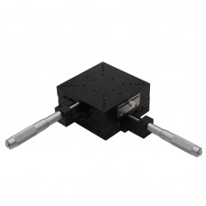 2-Axis XY Micrometer Linear Stage Manual Linear Stage 120x120mm w/Crossed-Roller Bearing SEMY120-AC