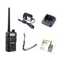 Baofeng UV-5R Dual Band Walkie Talkie VHF UHF Handheld Transmitter Without Headphone BF-UV5R