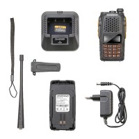 Baofeng UV-6R Baofeng Dual Band FM Transceiver Walkie Talkie VHF UHF 128CH w/ Earphone BF-UV6R