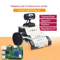 Smart Robot Car Kit TurboPi AI Programmable Robot Car w/ Main Board for Raspberry Pi 3B+ Unfinished 