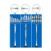 71pcs Wood Burning Pen Kit w/ Tips Soldering Iron Drawing Templates 18 Colored Pencils UK Plug 
