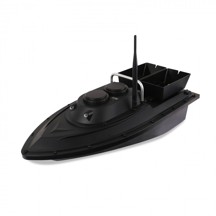 Wireless Bait Boat Fish Finder Baitboat Fishing Load Capacity 1.5KG w/ Night Lights 2 Hoppers