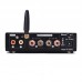 100W*2 Bluetooth HiFi Amplifier DAC Headphone Amplifier Amp BT5.0 PA-01 Black + Power Cord Adapter