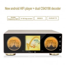 HiFi Player DSD Player Dual Wifi w/8" Touch Screen APP For Android Cellphone MX-Pro 64G without Decoder 