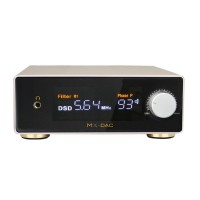 Audio HiFi DAC Decoder Dual AK4497 + Low Phase Noise Clock w/5" Display  MX-DAC Upgraded Version   